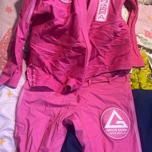 Pink Gracie Barra Jiu-Jitsu Gi Set